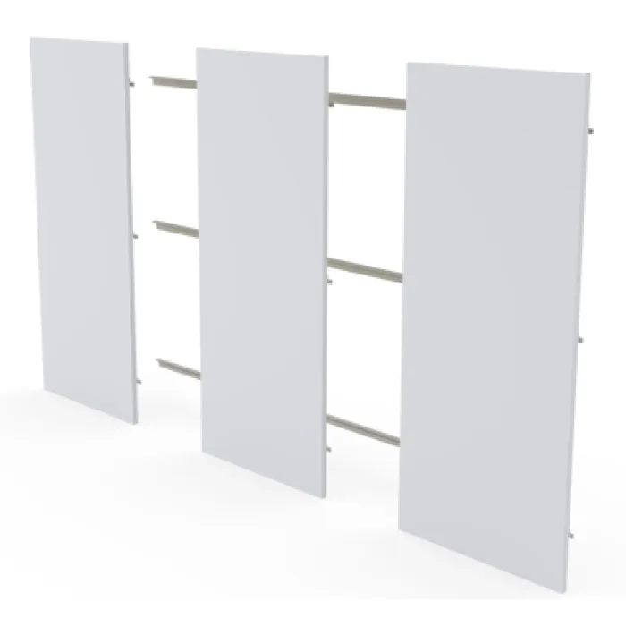 Enseigne murale - Panneau mural sur traverses Enseigne murale - Panneau mural sur traverses