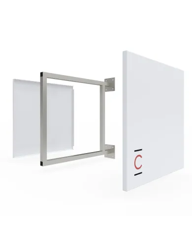 Enseigne drapeau faces planes standard